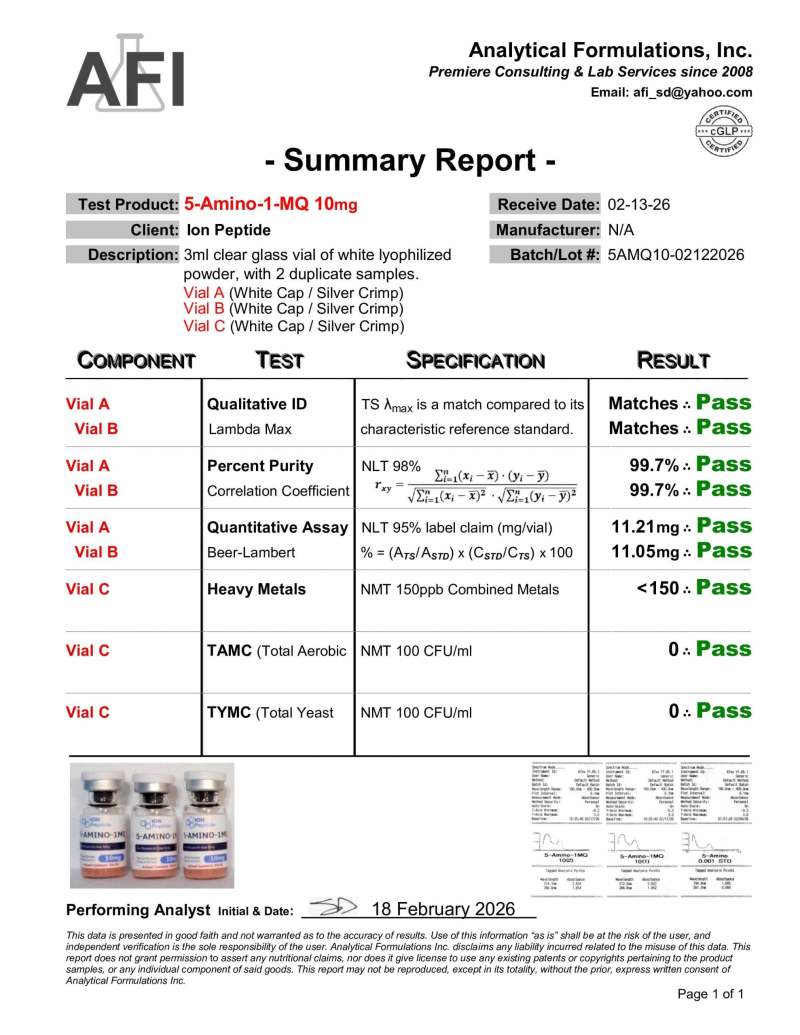 5-Amino-1MQ COA